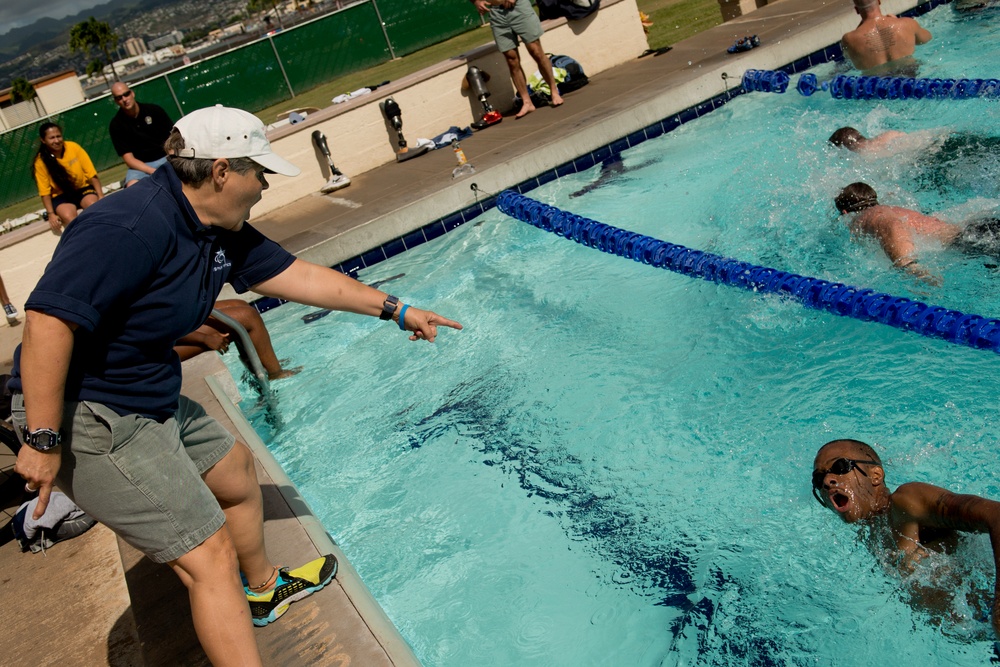 Wounded warriors compete