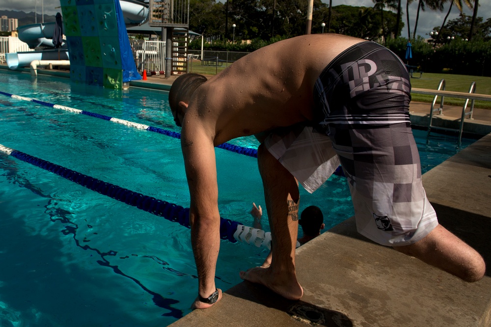 Wounded warriors compete