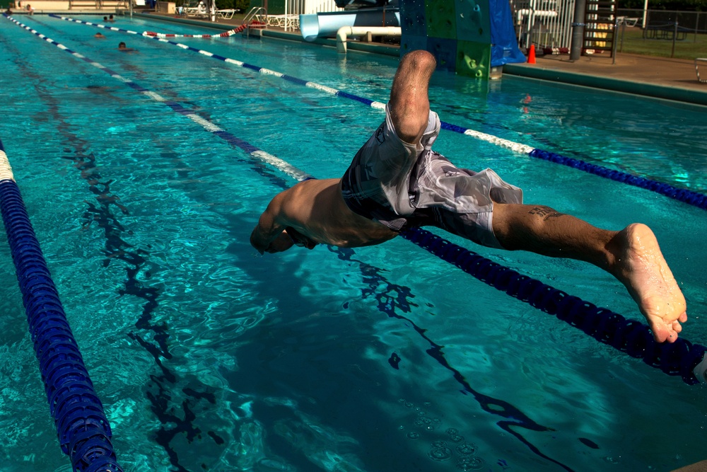 Wounded warriors compete