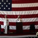 Cmdr. Brad L. Arthur relieves Cmdr. Brian K. Pummill as commanding officer of Helicopter Sea Combat Squadron 9 at change of command ceremony