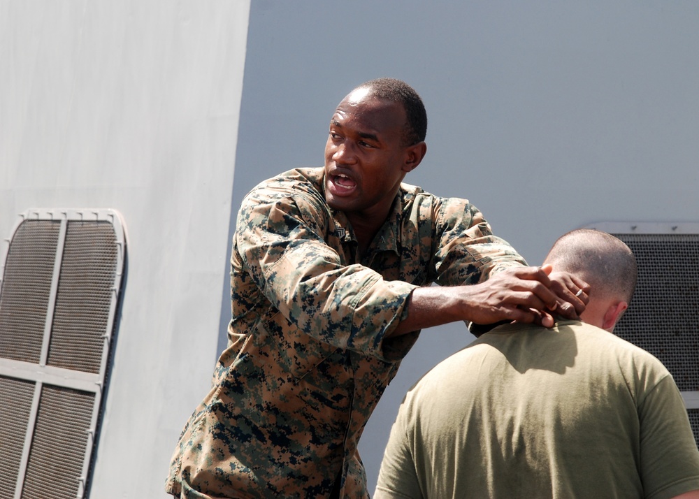 Training aboard USS Green Bay