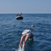 USS New York sailor dives in sea