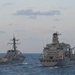 USS McCampbell replenishment at sea