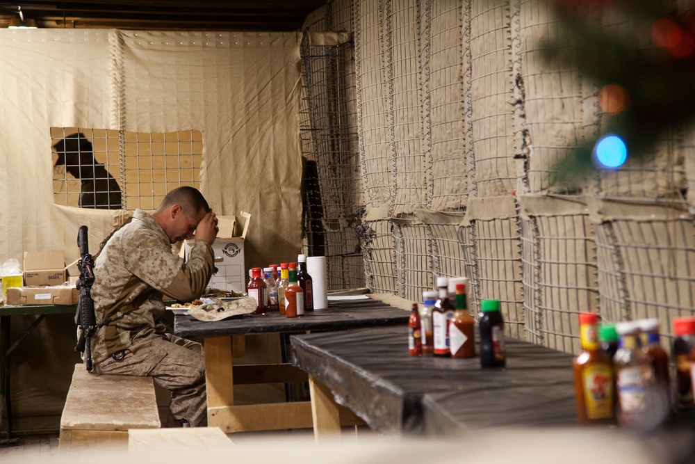 Thanksgiving Dinner on FOB Sabit Qadam