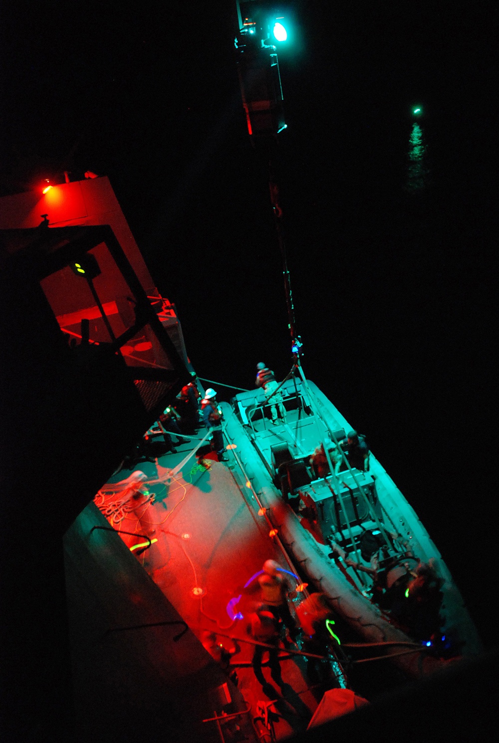 USS Green Bay action