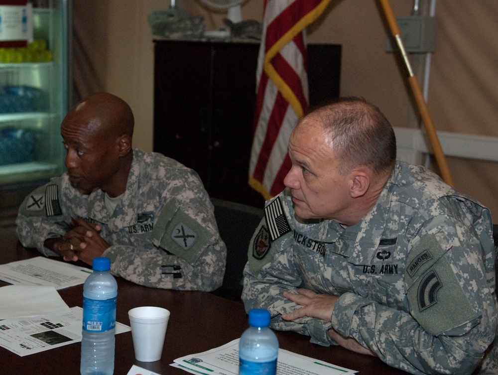 New York general visits Empire State troops in Kuwait