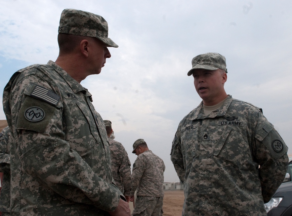 New York general visits Empire State troops in Kuwait