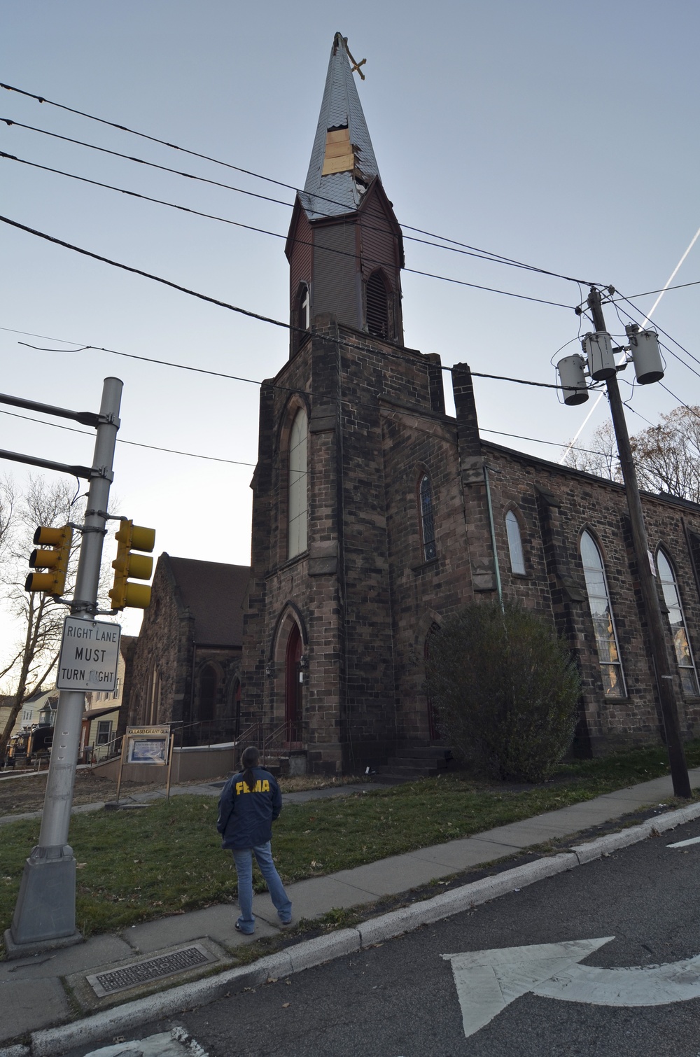 Church suffers damage in hurricane