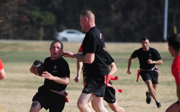 Currahees on the gridiron for the first annual Turkey Bowl