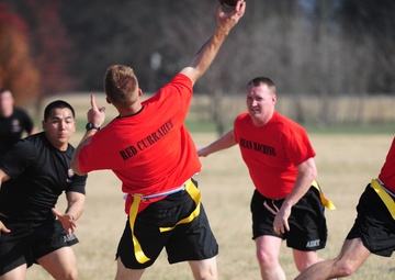 Currahees on the gridiron for the first annual Turkey Bowl