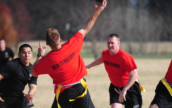 Currahees on the gridiron for the first annual Turkey Bowl