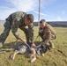 Military working dog bids farewell to working life