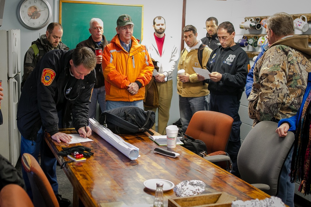 Preliminary Damage Assessment Team assesses Fire Island