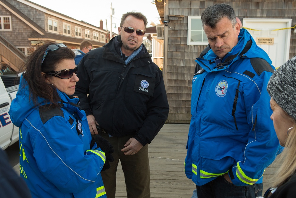 Preliminary Damage Assessment Team assesses Fire Island