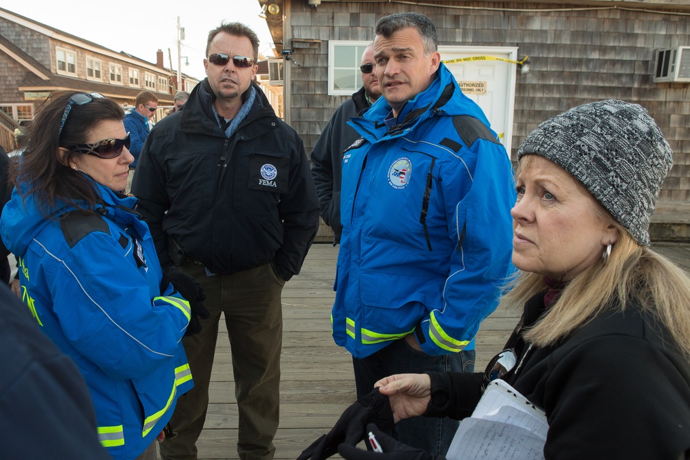 Preliminary Damage Assessment Team assesses Fire Island