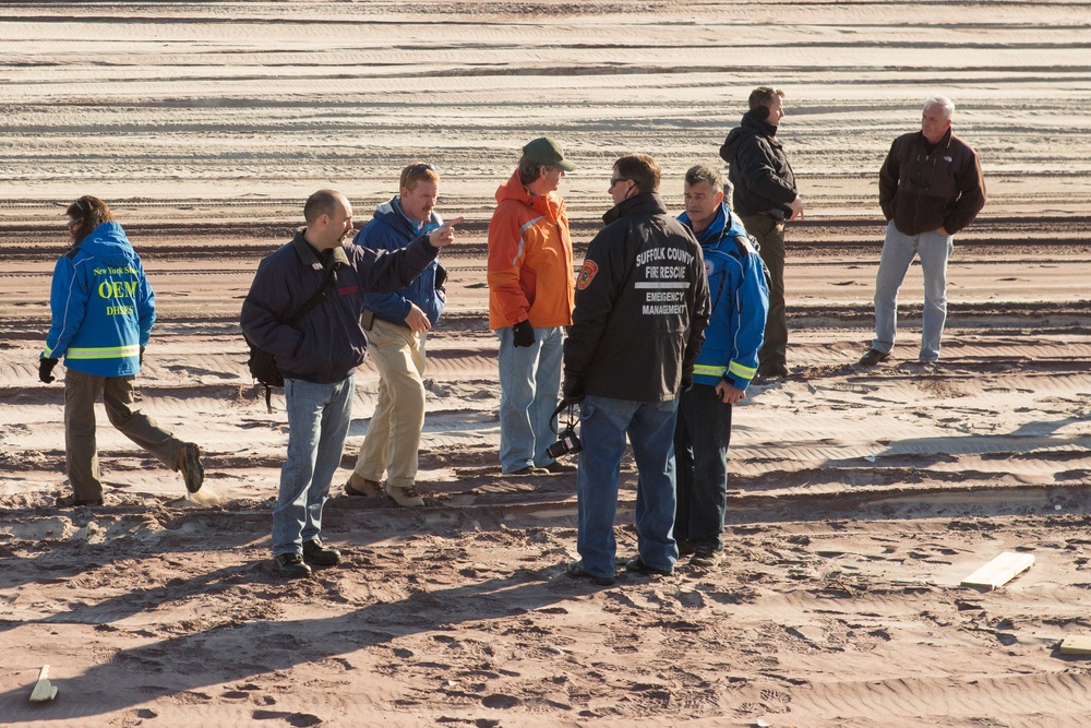 Preliminary Damage Assessment Team assesses Fire Island