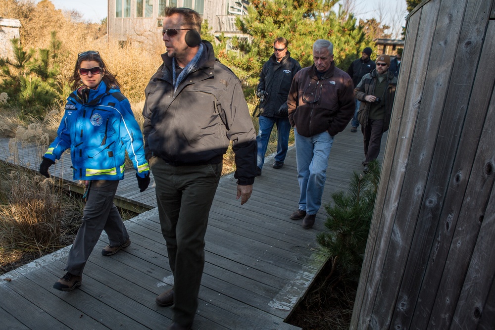 Preliminary Damage Assessment Team assesses Fire Island