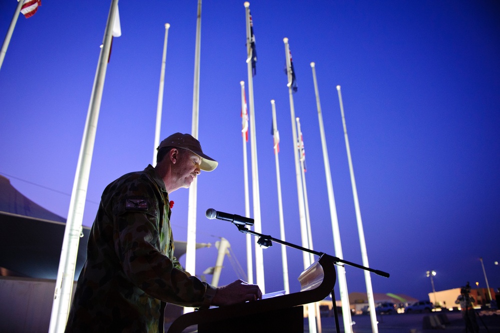 Australian, New Zealand Army Corps Day ceremony