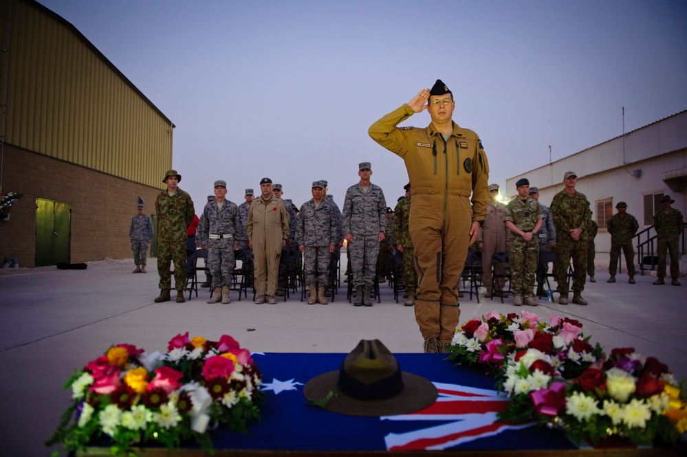 Australian, New Zealand Army Corps Day ceremony