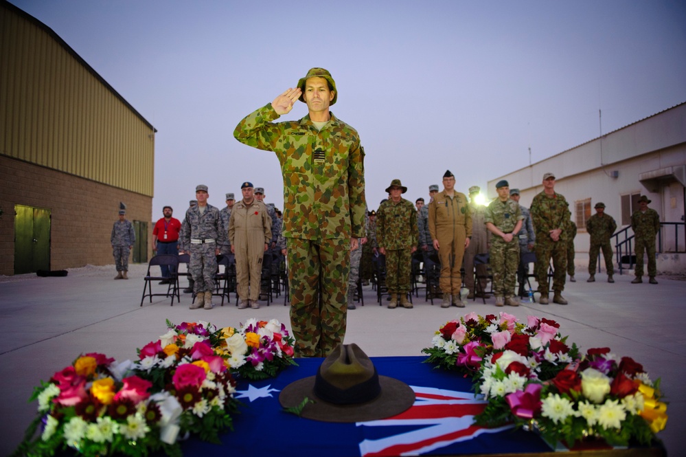 Australian, New Zealand Army Corps Day ceremony