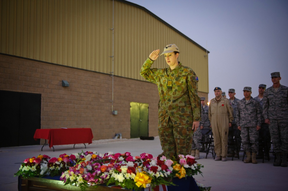 Australian, New Zealand Army Corps Day ceremony