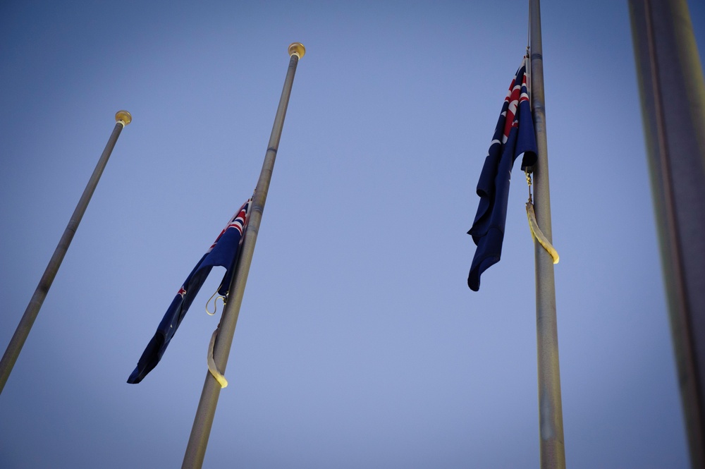 Australian, New Zealand Army Corps Day ceremony