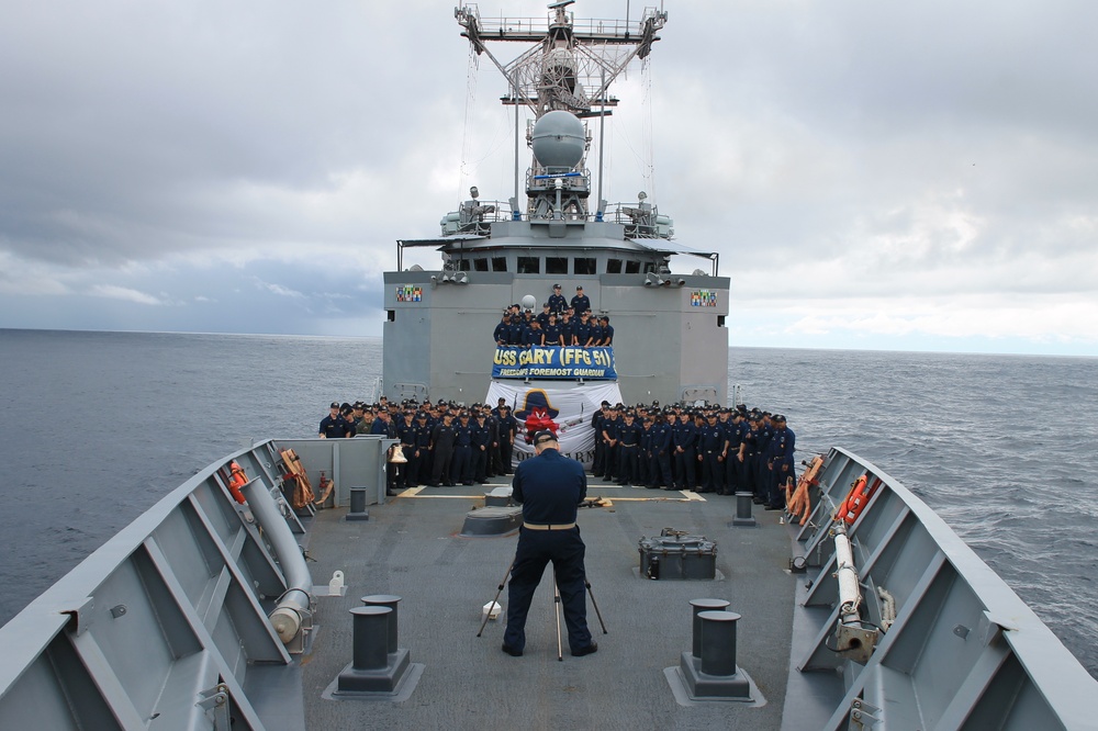 USS Gary crew filmed for video