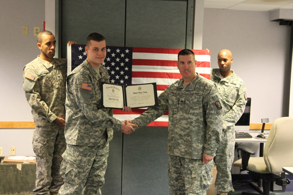 Re-enlistment at Fort Meade