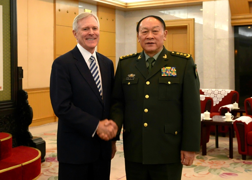 Secretary of Navy visits Beijing