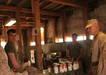 TFL CG, RCT-7 CO tour Helmand on Thanksgiving