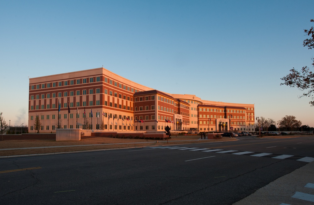 Full moon over FORSCOM/USARC headquarters