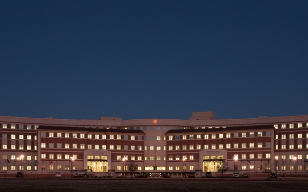 Full moon over FORSCOM/USARC headquarters