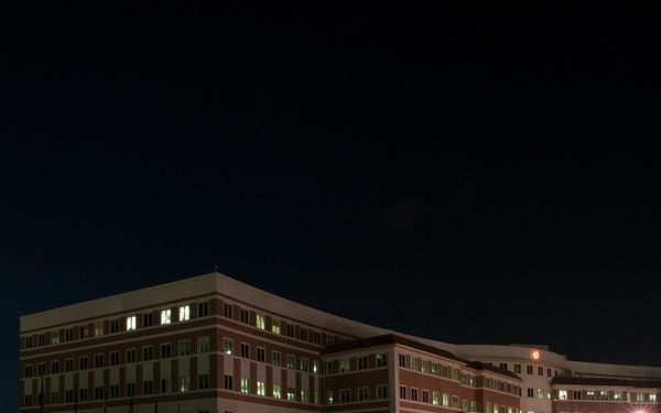 Full moon over FORSCOM/USARC headquarters