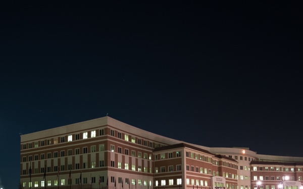 Full moon over FORSCOM/USARC headquarters