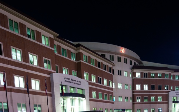 Full moon over FORSCOM/USARC headquarters