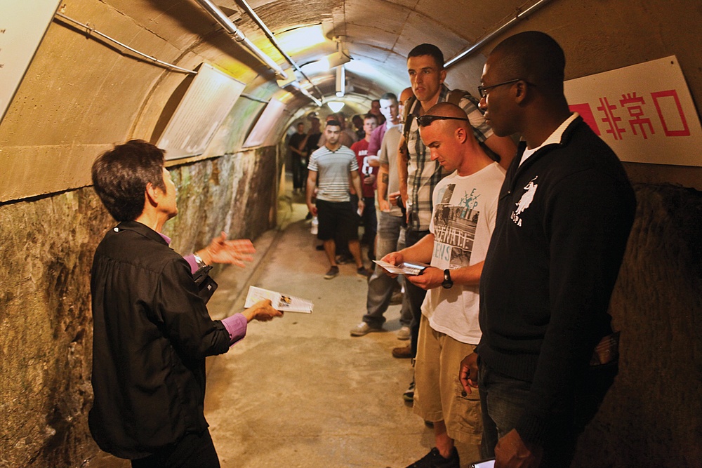 Survivor leads Marines through Battle of Okinawa tour