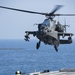 Army Apache helicopters aboard USS Ponce