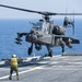 Army Apache helicopters aboard USS Ponce