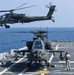 Army Apache helicopters aboard USS Ponce