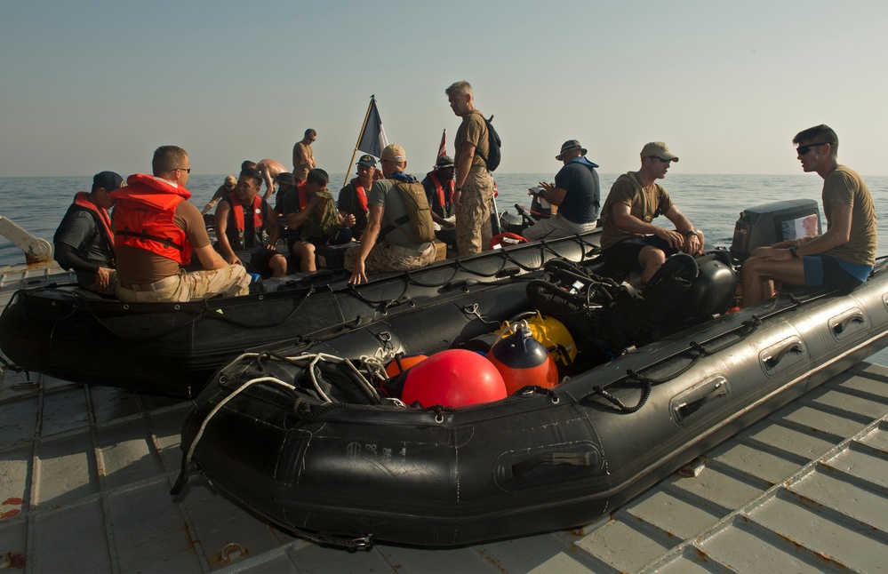 RHIB launch