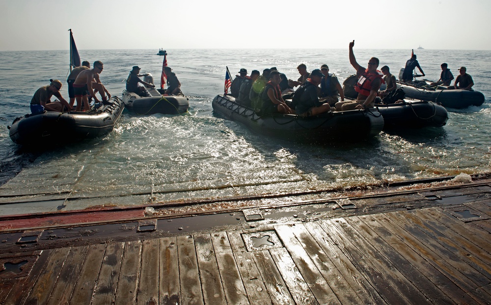 RHIB launch