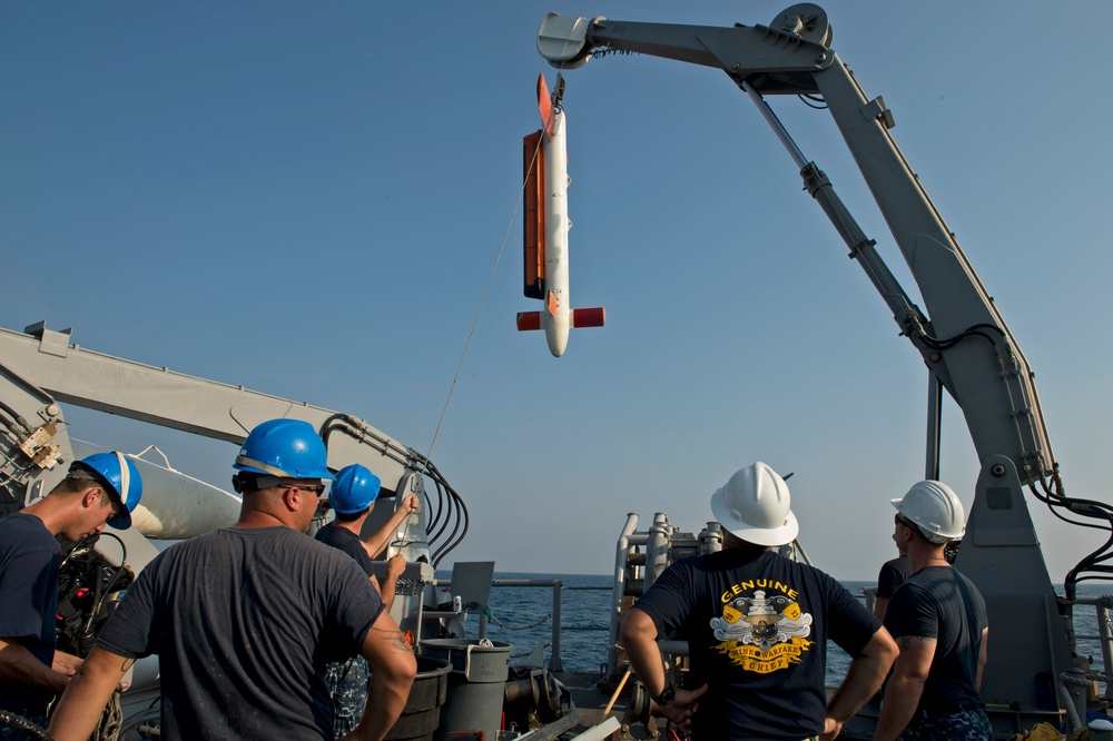 Mine countermeasures equipment recovery