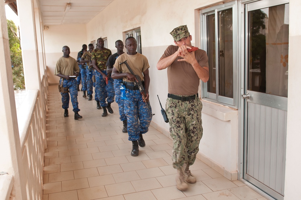 Boarding team training exercise