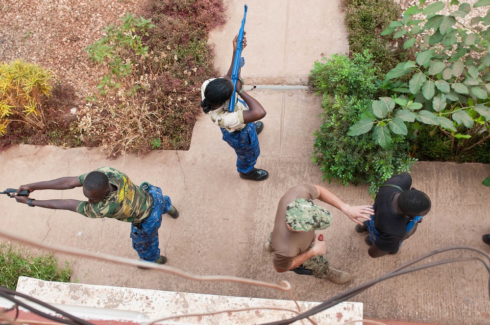 Boarding team training exercise