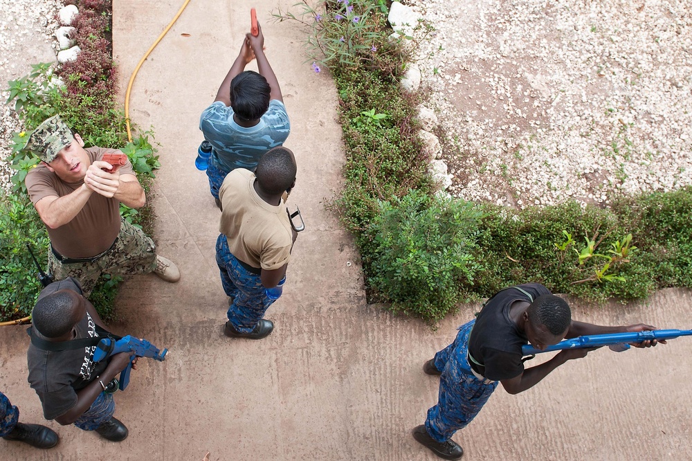 Boarding team training exercise