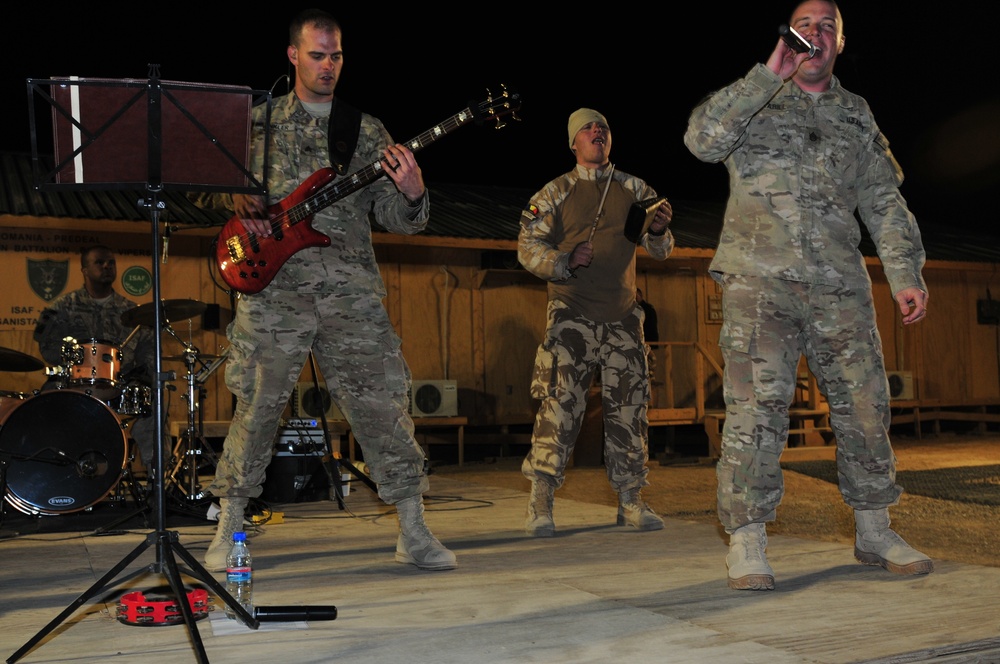 Marne music raises troop morale