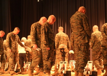 6th Marines hold remembrance service for brothers in arms