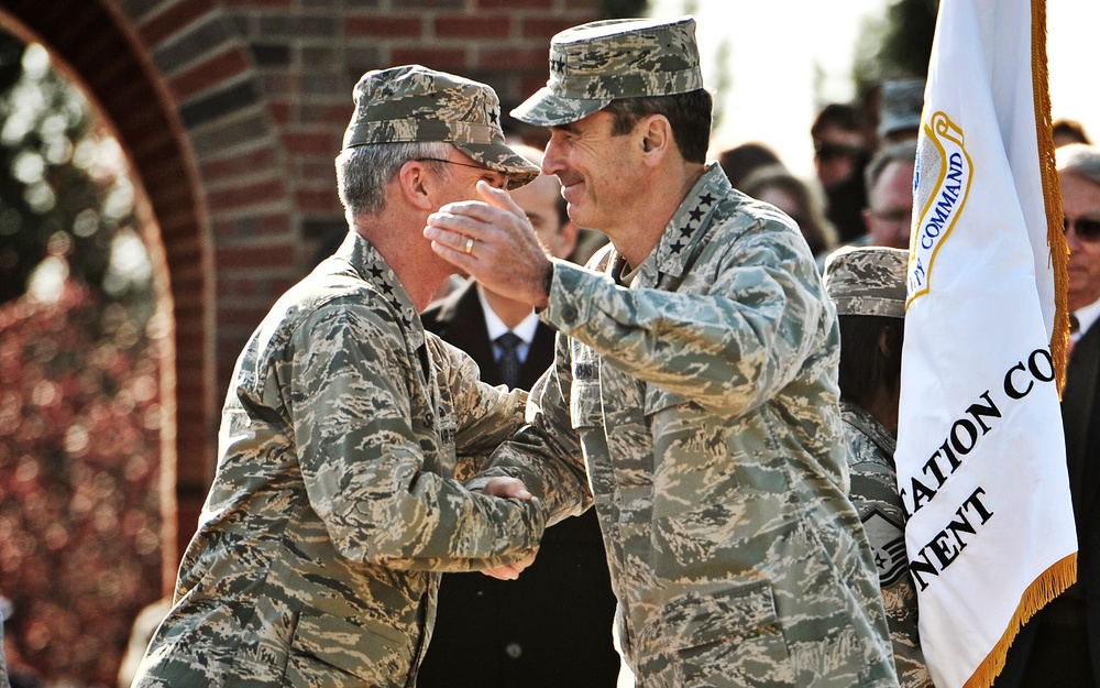 Air Mobility Command change of command ceremony 2012