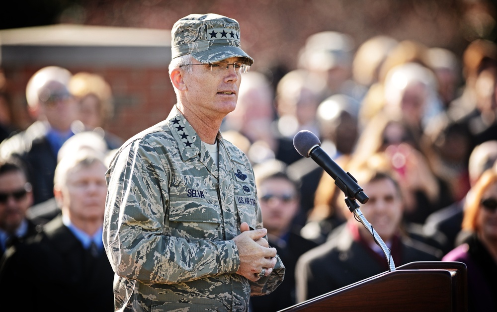 Air Mobility Command change of command ceremony 2012