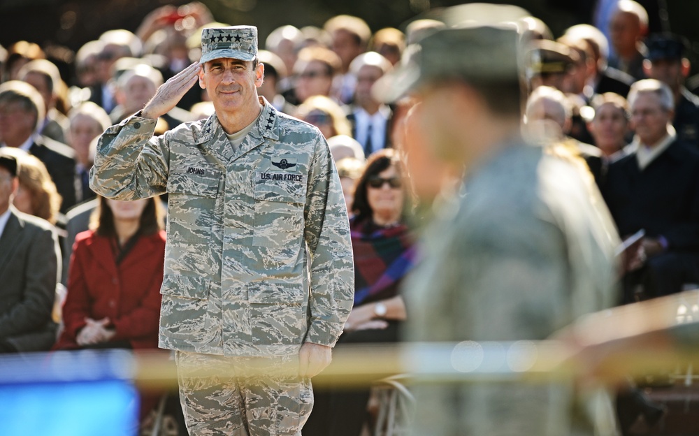 Air Mobility Command change of command ceremony 2012